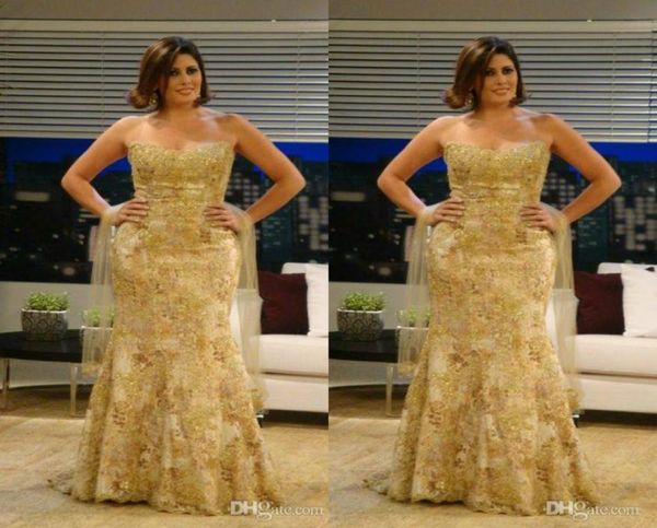 2020 plus size prom dresses strapless gold lace appliqued sequins long evening gown ruffle custom made mermaid formal party gowns1942898, Black;red
2020 plus size prom dresses strapless gold lace appliqued sequins long evening gown ruffle custom made mermaid formal party gowns1942898, Black;red