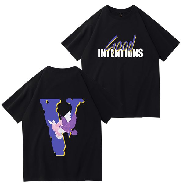 vlone men's t-shirts original design vlone logo summer cartoon collarless short sleeve letter loose t-shirts pink black vl115, White;black
vlone men's t-shirts original design vlone logo summer cartoon collarless short sleeve letter loose t-shirts pink black vl115, White;black