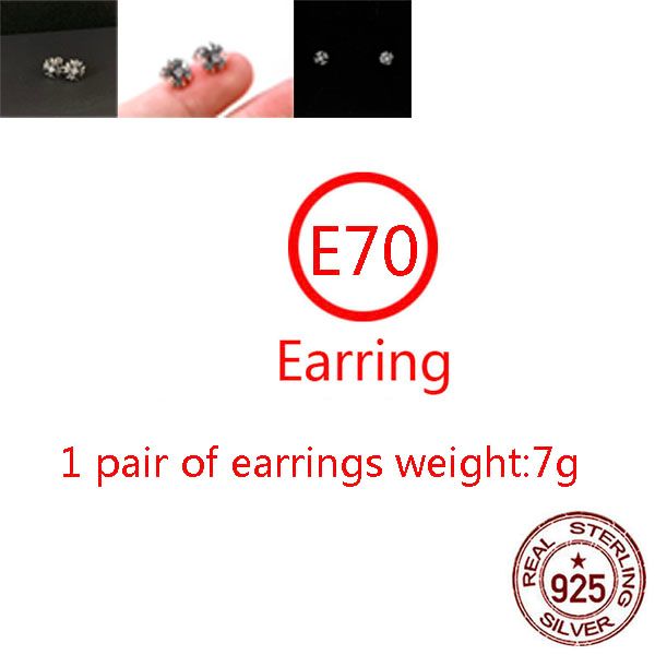 e70 s925 pure silver ear studs personalized classic punk hip hop style cross flower diamond earrings jewelry design gift for lovers, Golden
e70 s925 pure silver ear studs personalized classic punk hip hop style cross flower diamond earrings jewelry design gift for lovers, Golden