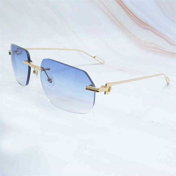 2023 designer glasses model metal mens sun women driving shades summer cool decoration protect rimless sunglass sunglasses, White;black
2023 designer glasses model metal mens sun women driving shades summer cool decoration protect rimless sunglass sunglasses, White;black