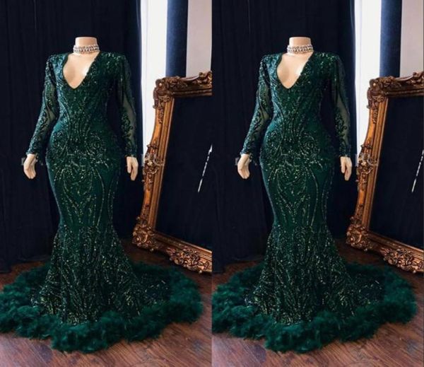 dark green v neck feather mermaid prom dresses long sleeves reflective sequins lace floor length formal party evening gowns2946834, Black;red
dark green v neck feather mermaid prom dresses long sleeves reflective sequins lace floor length formal party evening gowns2946834, Black;red