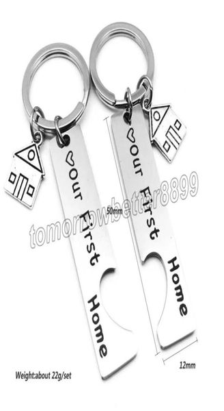 fashion design our first home stainless steel key rings cute house accessaries pendant keyrings for couple lovers keychain jewelry3057226, Slivery;golden
fashion design our first home stainless steel key rings cute house accessaries pendant keyrings for couple lovers keychain jewelry3057226, Slivery;golden