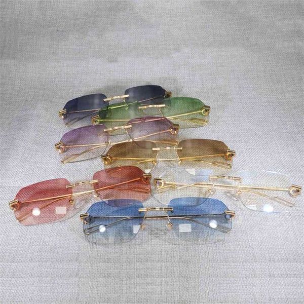 2023 designer glasses model vintage rimless square men oculos lens shape shade metal frame clear glasses for reading gafas women outdoor 113, White;black
2023 designer glasses model vintage rimless square men oculos lens shape shade metal frame clear glasses for reading gafas women outdoor 113, White;black
