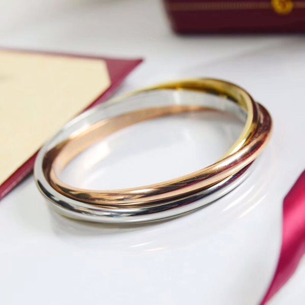 trinity bangle three colour charm bangle for woman designer size 17-18cm t0p old plated 18k highest counter quality brand designer premium g, Black
trinity bangle three colour charm bangle for woman designer size 17-18cm t0p old plated 18k highest counter quality brand designer premium g, Black