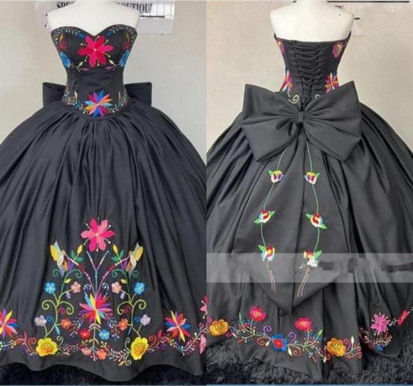 2023 modest mexican embroidered evening dresses formal special occasion sweetheart satin corset back bow quinceanera dress sweet 14433183, Black;red
2023 modest mexican embroidered evening dresses formal special occasion sweetheart satin corset back bow quinceanera dress sweet 14433183, Black;red