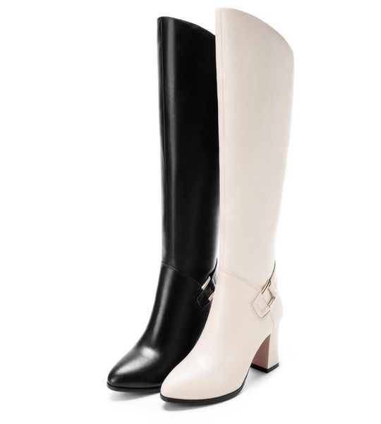 knee high boots fashion elegant winter boots simple buckle solid genuine leather boots round toe womens shoes8718805, Black
knee high boots fashion elegant winter boots simple buckle solid genuine leather boots round toe womens shoes8718805, Black