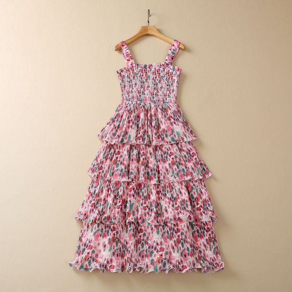 casual dresses european and american women's clothes 2023 spring new sling sleeveless printing fashion pleated cake dress, Black;gray
casual dresses european and american women's clothes 2023 spring new sling sleeveless printing fashion pleated cake dress, Black;gray