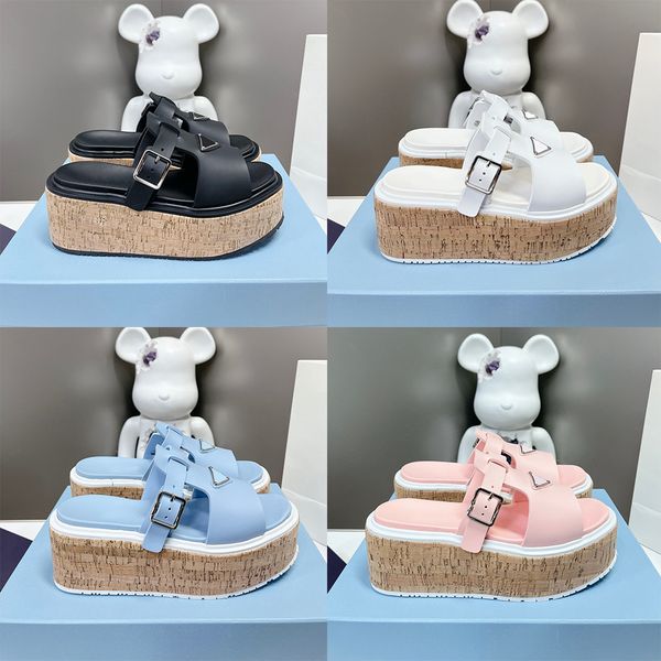 23ss designer sandals wedges 5.5cm wood thick-soled shoe rubber foam wedge heel platform slides brand triangle slippers buckle sandal, Black
23ss designer sandals wedges 5.5cm wood thick-soled shoe rubber foam wedge heel platform slides brand triangle slippers buckle sandal, Black