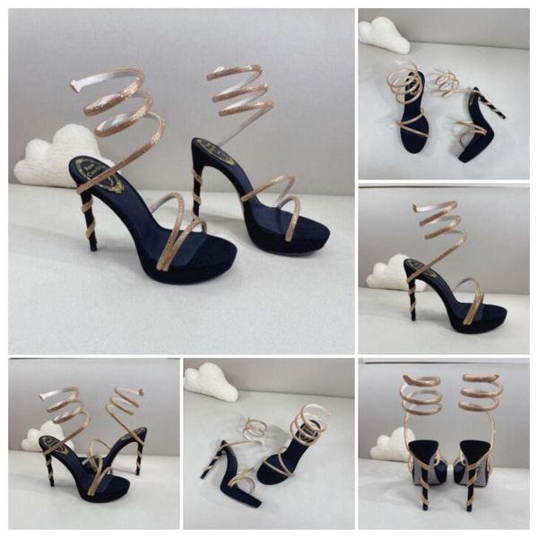 rene caovilla cleo open toe sandals crystal embellished spiral wrap around sandals twining rhinestone sandal women rainbow stiletto heels sh, Black
rene caovilla cleo open toe sandals crystal embellished spiral wrap around sandals twining rhinestone sandal women rainbow stiletto heels sh, Black