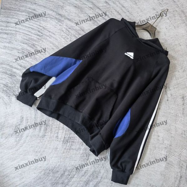xinxinbuy men designer hoodie destroyed panelled paris hole cotton pullover women red green black white purple blue oversize xs-2xl, Black;brown
xinxinbuy men designer hoodie destroyed panelled paris hole cotton pullover women red green black white purple blue oversize xs-2xl, Black;brown