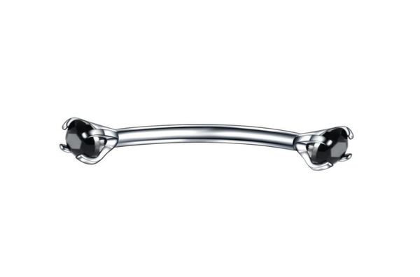 tongue rings 1pc surgical steel curved barbell colorful crystal zircon eyebrow ring piercing lip snug daith helix rook earring q s5401770, Silver
tongue rings 1pc surgical steel curved barbell colorful crystal zircon eyebrow ring piercing lip snug daith helix rook earring q s5401770, Silver
