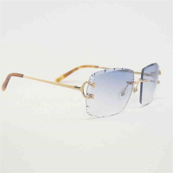 2023 designer glasses new diamond cutting rimless sunglasses men oversize c wire eyewear women for summer clear glasses metal frame oculos g, White;black
2023 designer glasses new diamond cutting rimless sunglasses men oversize c wire eyewear women for summer clear glasses metal frame oculos g, White;black