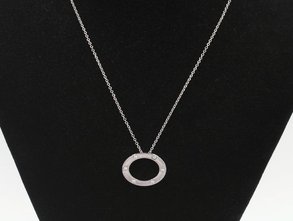 love pendant necklaces stainless steel gold pendant party wedding necklace classical never fade fashion jewelry with dust bag8331248, Silver
love pendant necklaces stainless steel gold pendant party wedding necklace classical never fade fashion jewelry with dust bag8331248, Silver