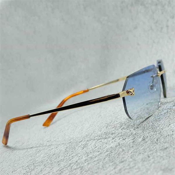 2023 designer glasses model panther rimless sunglass mens vintage shades for women fashion sun glasses lentes sunglasses, White;black
2023 designer glasses model panther rimless sunglass mens vintage shades for women fashion sun glasses lentes sunglasses, White;black