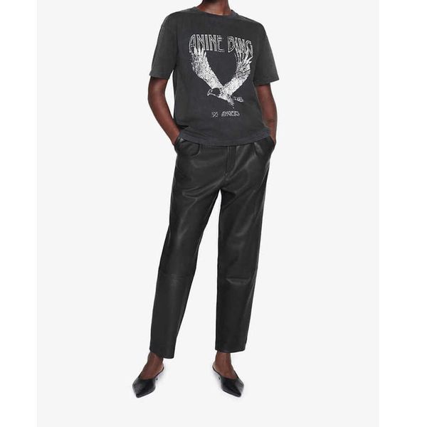 23ss anine bing women fashion designer classic cotton tee ab new niche eagle print t hello shirt black short-sleeved t shirt polos, White
23ss anine bing women fashion designer classic cotton tee ab new niche eagle print t hello shirt black short-sleeved t shirt polos, White