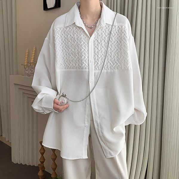 black white shirt men fashion social mens dress shirt korean loose long-sleeved shirt mens oversized casual shirts -2xl, White;black
black white shirt men fashion social mens dress shirt korean loose long-sleeved shirt mens oversized casual shirts -2xl, White;black