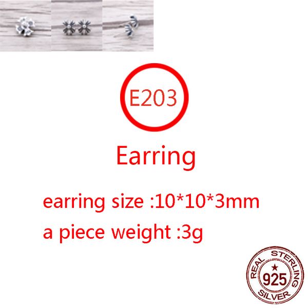 e203 s925 pure silver ear studs personalized classic punk hip hop style cross flower earrings jewelry design gift for lovers, Golden
e203 s925 pure silver ear studs personalized classic punk hip hop style cross flower earrings jewelry design gift for lovers, Golden