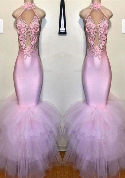 blush pink mermaid prom dresses 2020 halter 3d flowers lace appliques evening gowns plus size african formal party dress bc39863467445, Black
blush pink mermaid prom dresses 2020 halter 3d flowers lace appliques evening gowns plus size african formal party dress bc39863467445, Black