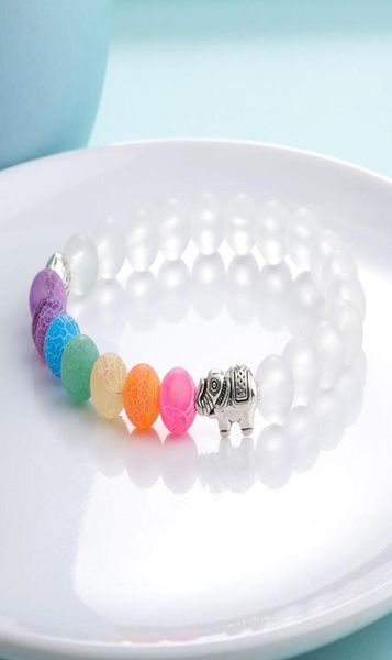 men women elephant charms 7 chakra bracelet energy yoga buddha bead bracelet colorful white frosted matte beads bracelet jewelry 89683079, Black
men women elephant charms 7 chakra bracelet energy yoga buddha bead bracelet colorful white frosted matte beads bracelet jewelry 89683079, Black