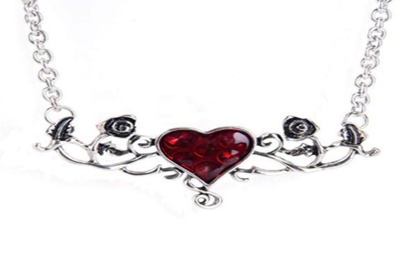 pendant necklaces selling gothic punk creative drop oil red necklace halloween rose9374088, Silver
pendant necklaces selling gothic punk creative drop oil red necklace halloween rose9374088, Silver