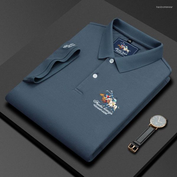 100% cotton brand polo shirt men's short-sleeved summer high-end embroidery lapel paul t-shirt fashion men's wear, White;black
100% cotton brand polo shirt men's short-sleeved summer high-end embroidery lapel paul t-shirt fashion men's wear, White;black