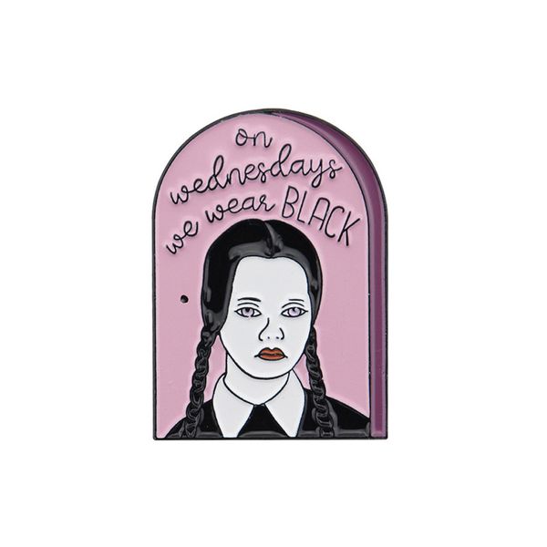 adams family wednesday character design oil dropping alloy pin cute anime movies games hard enamel pins collect metal cartoon brooch, Blue
adams family wednesday character design oil dropping alloy pin cute anime movies games hard enamel pins collect metal cartoon brooch, Blue