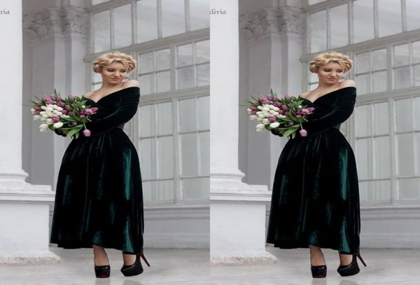 2019 dark green velvet evening dress off the shoulder long sleeves a line ankle length evening wear dressses prom party gowns en111475904, Black;red
2019 dark green velvet evening dress off the shoulder long sleeves a line ankle length evening wear dressses prom party gowns en111475904, Black;red