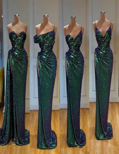 new dark green sequined lace mermaid evening dresses sequins sleeveless split mermaid sweep train custom formal party dress p3858154, Black;red
new dark green sequined lace mermaid evening dresses sequins sleeveless split mermaid sweep train custom formal party dress p3858154, Black;red