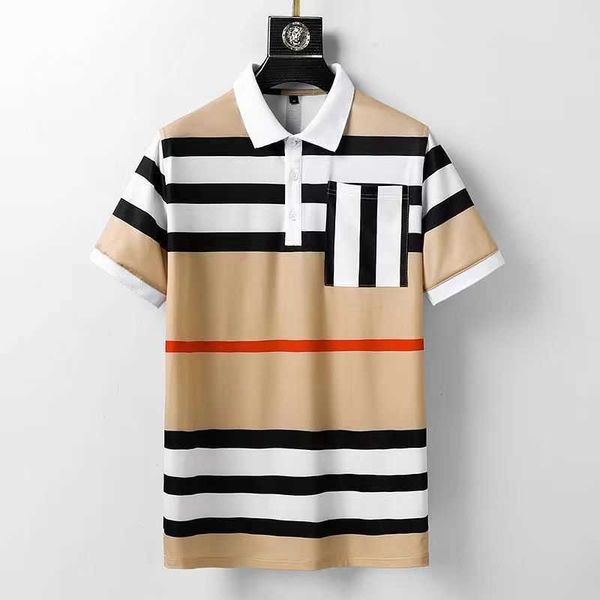men's youth polo shirt lapel summer fashion set head mercerized cotton british plaid pocket men's short sleeve, White;black
men's youth polo shirt lapel summer fashion set head mercerized cotton british plaid pocket men's short sleeve, White;black