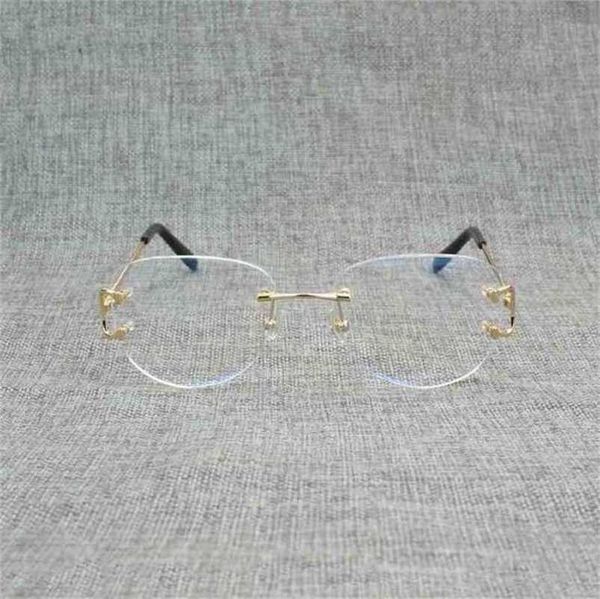 men's luxury designer vintage rimless square clear glasses men oval wire eyeglasses optical metal frame oversize eyewear women for read, White;black
men's luxury designer vintage rimless square clear glasses men oval wire eyeglasses optical metal frame oversize eyewear women for read, White;black