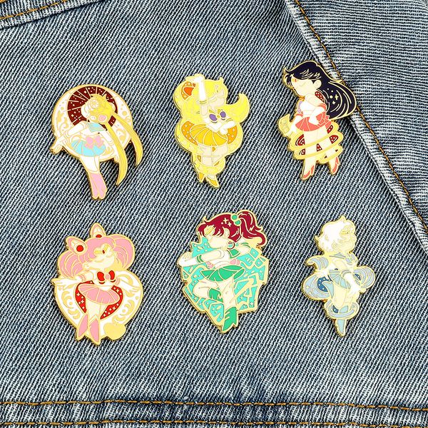 sweet girl sailor moon brooch cute anime movies games hard enamel pins collect metal cartoon brooch backpack hat bag collar lapel badges, Blue
sweet girl sailor moon brooch cute anime movies games hard enamel pins collect metal cartoon brooch backpack hat bag collar lapel badges, Blue