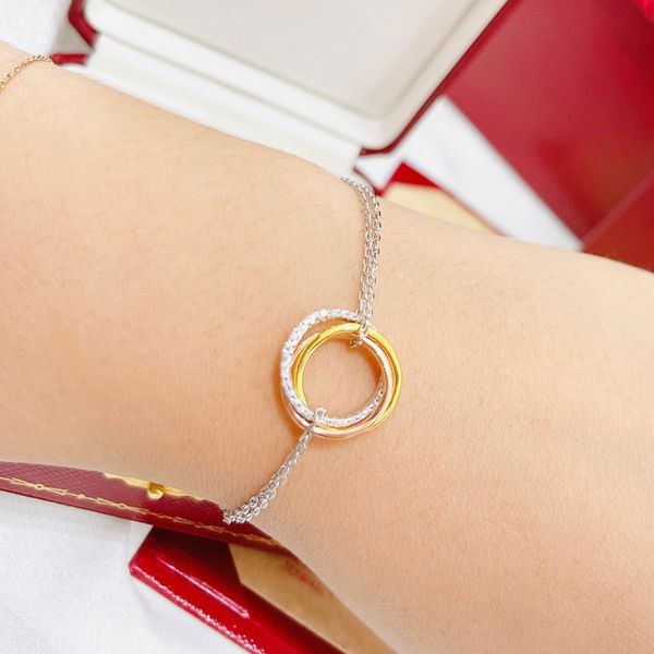 trinity bracelet charm bracelet for woman designer diamond 925 silver t0p quality official reproductions classic style jewelry gift for girl, Golden;silver
trinity bracelet charm bracelet for woman designer diamond 925 silver t0p quality official reproductions classic style jewelry gift for girl, Golden;silver