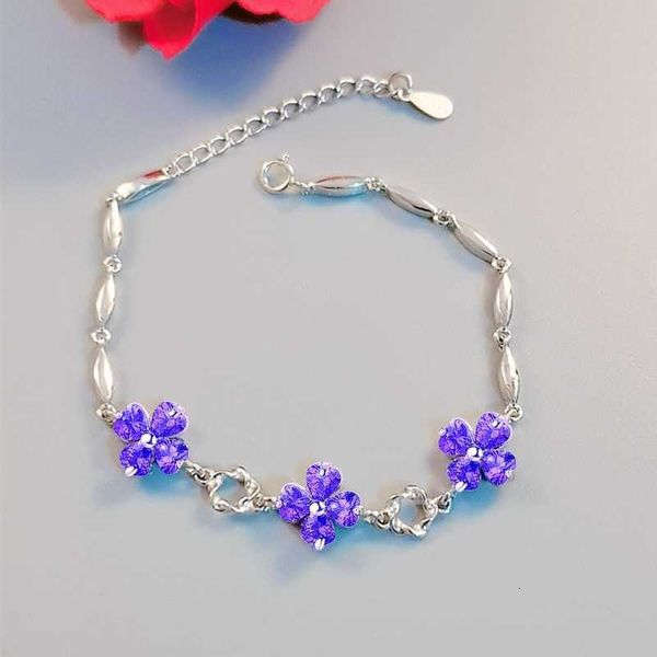 new four leaf grass diamond bracelet women's sterling silver small design summer high sense gift for girlfriend, Black
new four leaf grass diamond bracelet women's sterling silver small design summer high sense gift for girlfriend, Black