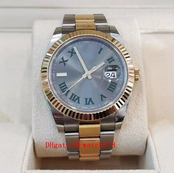 counter quality watch jubilee 18k everose gold /ss roman diamond dial watch 3235 automatic mechanical bracelet men's watches waterproof, Slivery;brown
counter quality watch jubilee 18k everose gold /ss roman diamond dial watch 3235 automatic mechanical bracelet men's watches waterproof, Slivery;brown