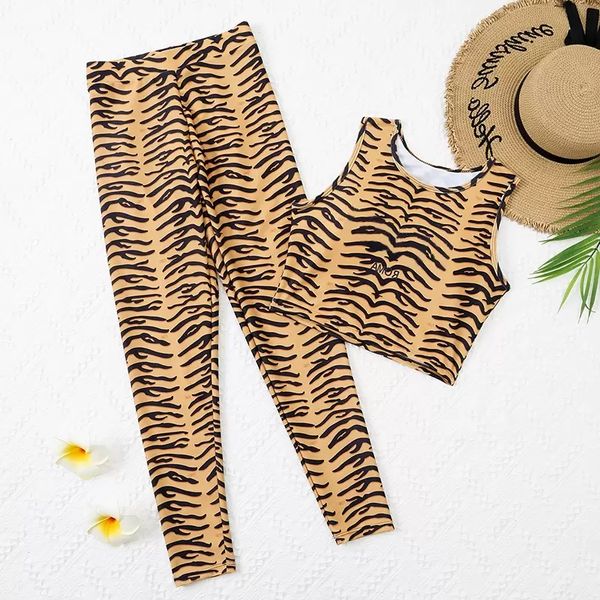 women's two piece pants outfit tiger striped printed tracksuit textile designers women fitness wear quick dry lady letter yoga outfit o, White
women's two piece pants outfit tiger striped printed tracksuit textile designers women fitness wear quick dry lady letter yoga outfit o, White