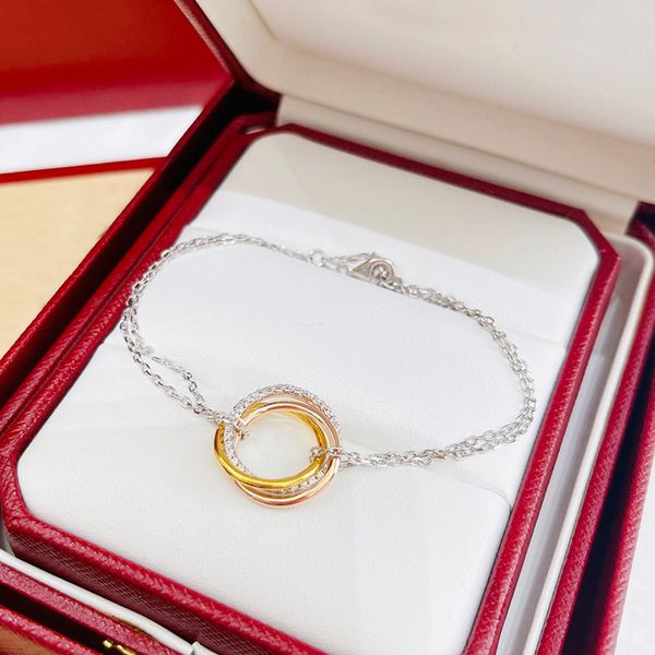 trinity bracelet charm bracelet for woman designer diamond 925 silver t0p quality official reproductions classic style jewelry gift for girl, Golden;silver
trinity bracelet charm bracelet for woman designer diamond 925 silver t0p quality official reproductions classic style jewelry gift for girl, Golden;silver