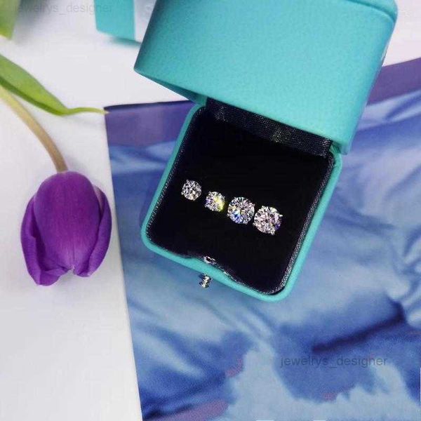 designer earring stud earrings trendy 5mm/9mm lab diamond earring real 925 sterling silver party wedding for women men engagement jewelry, Golden;silver 
designer earring stud earrings trendy 5mm/9mm lab diamond earring real 925 sterling silver party wedding for women men engagement jewelry, Golden;silver