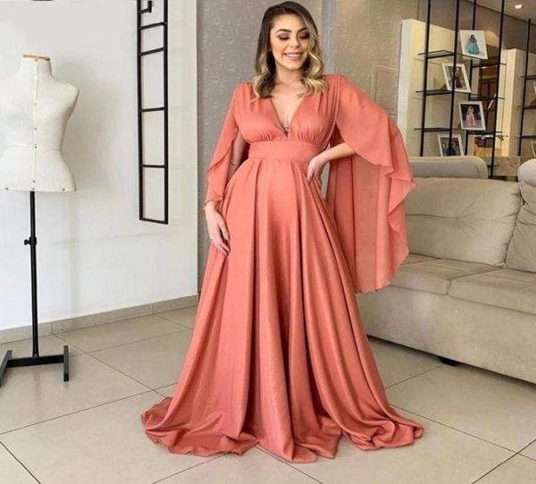 coral long sleeve evening dresses arabic aso ebi large size v neck a line chiffon party formal gowns backless women prom dresses6504934, Black;red
coral long sleeve evening dresses arabic aso ebi large size v neck a line chiffon party formal gowns backless women prom dresses6504934, Black;red