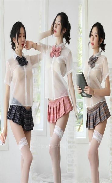 woman jk uniforms perspective short sleeve mini plaid skirts japanese style student lingerie sailor cosplay party costumes9540844, Blue
woman jk uniforms perspective short sleeve mini plaid skirts japanese style student lingerie sailor cosplay party costumes9540844, Blue