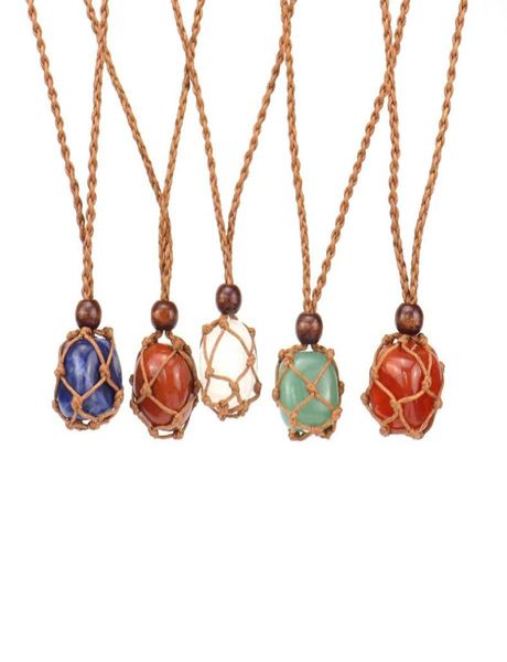healing crystal natural stone pendant weave net bag charms green pink crystal opal rope chain necklaces whole christmas jewelr4126185, Silver
healing crystal natural stone pendant weave net bag charms green pink crystal opal rope chain necklaces whole christmas jewelr4126185, Silver
