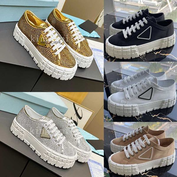 designer sneakers gabardine nylon casual shoes brand wheel trainers women canvas shoe fashion sneaker platform solid heighten shoe with box, Black
designer sneakers gabardine nylon casual shoes brand wheel trainers women canvas shoe fashion sneaker platform solid heighten shoe with box, Black