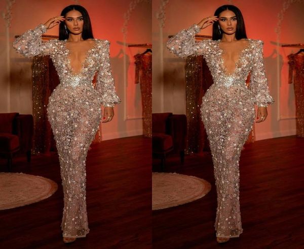 2021 luxurious beaded evening dresses long sleeves deep v neck mermaid prom dress see through party second reception gowns5200992, Black;red
2021 luxurious beaded evening dresses long sleeves deep v neck mermaid prom dress see through party second reception gowns5200992, Black;red