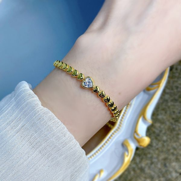 14k gold heart moissanite bangle bracelet 100% real 925 sterling silver wedding bracelets for women bridal promise party jewelry, Golden;silver
14k gold heart moissanite bangle bracelet 100% real 925 sterling silver wedding bracelets for women bridal promise party jewelry, Golden;silver
