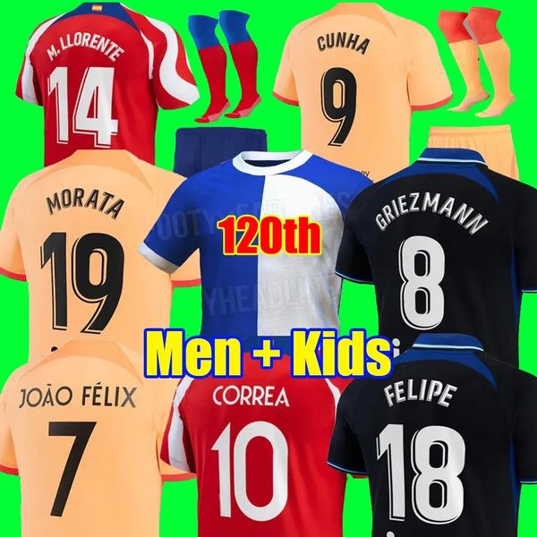 22 23 atletico madrids 120 th soccer jerseys morata griezmann 2021 2022 m.llorente correa koke camisetas de futbol lemar carrasco men kids k, Black;yellow
22 23 atletico madrids 120 th soccer jerseys morata griezmann 2021 2022 m.llorente correa koke camisetas de futbol lemar carrasco men kids k, Black;yellow