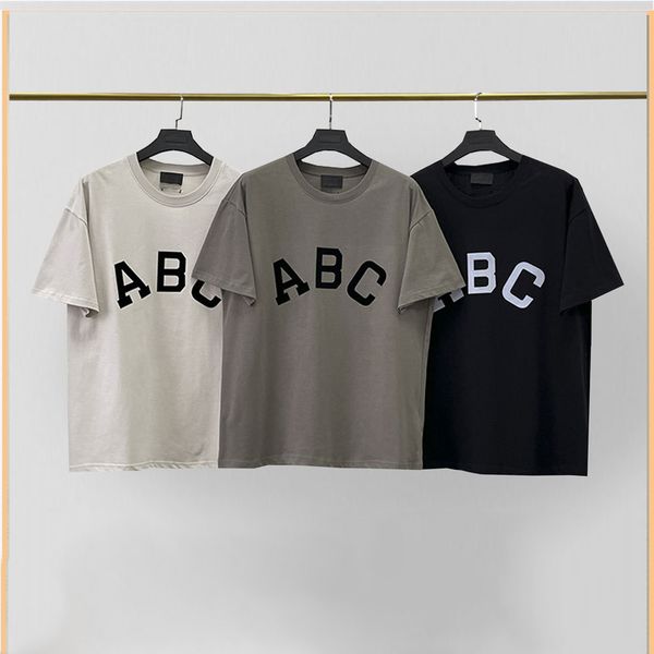 good quality mens t shirt letter print abc round neck short sleeve fashion men women tees loose couple tshirt casual tshirts, White;black
good quality mens t shirt letter print abc round neck short sleeve fashion men women tees loose couple tshirt casual tshirts, White;black
