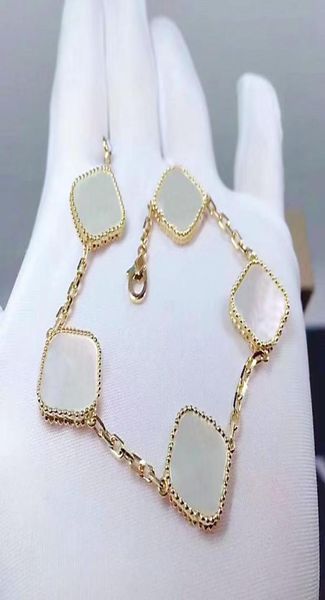 designer women039s bracelet classic charm bangle 18k gold 4 leaf grass pearl shell girl valentine039s day wedding love gift 9211909, Black
designer women039s bracelet classic charm bangle 18k gold 4 leaf grass pearl shell girl valentine039s day wedding love gift 9211909, Black
