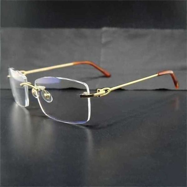 women's luxury designer rimless clear eye frames mens transparent optical spectacles metal deisgner eyewear fill prescription, White;black
women's luxury designer rimless clear eye frames mens transparent optical spectacles metal deisgner eyewear fill prescription, White;black
