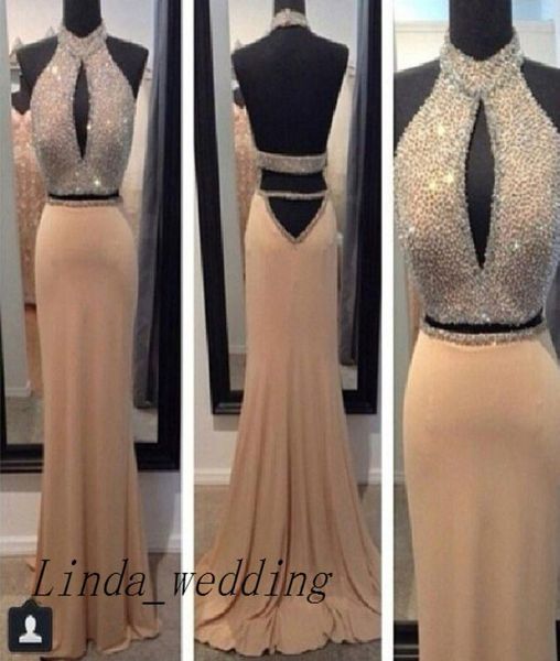 sparkly prom dress new arrival 2 two piece high neck beaded long backless prom gown evening stunning vestidos de fiesta7340349, Black
sparkly prom dress new arrival 2 two piece high neck beaded long backless prom gown evening stunning vestidos de fiesta7340349, Black