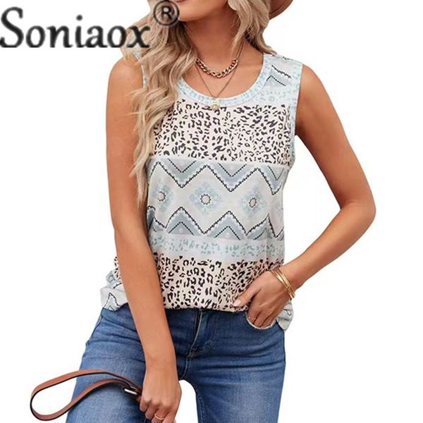 women s t shirt ethnic style geometry print summer vintage o neck sleeveless loose casual tees female comfortable 230404, White
women s t shirt ethnic style geometry print summer vintage o neck sleeveless loose casual tees female comfortable 230404, White