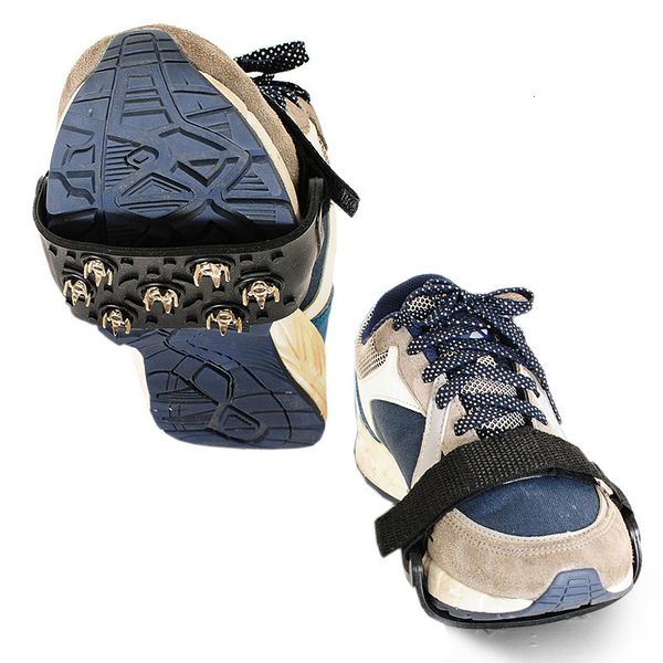 crampons 1 pair 7 teeth ice grippers for shoes antiskid snow shoe spikes nonslip outdoor climbing hiking covers cleats 230404, Black;blue
crampons 1 pair 7 teeth ice grippers for shoes antiskid snow shoe spikes nonslip outdoor climbing hiking covers cleats 230404, Black;blue